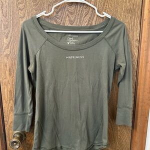 Olive Green Women's Top